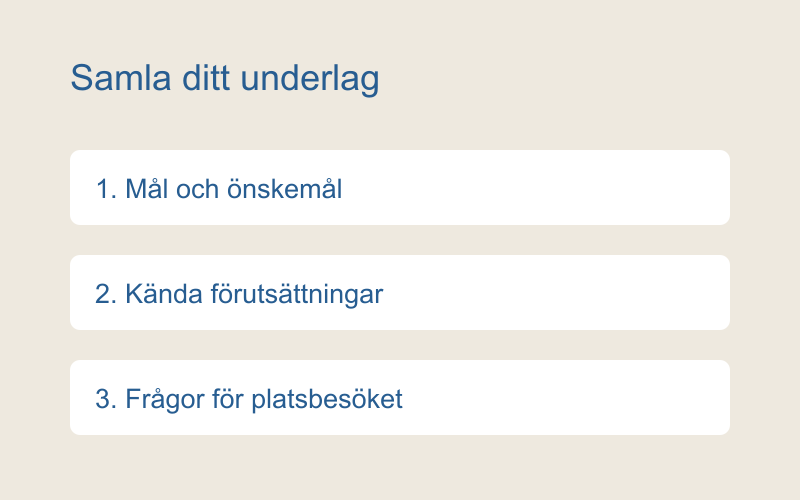 Installera laddbox – checklista inför platsbesöket